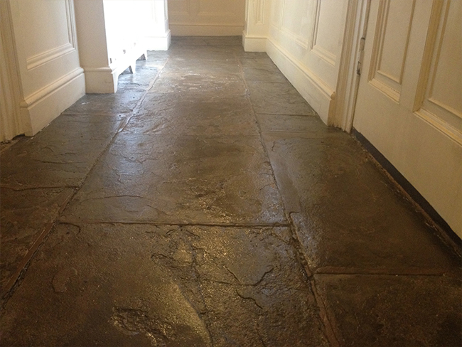 Flagstone floors