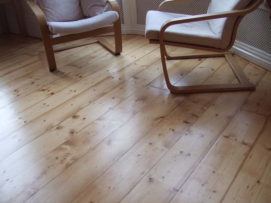 Victorian pine floors