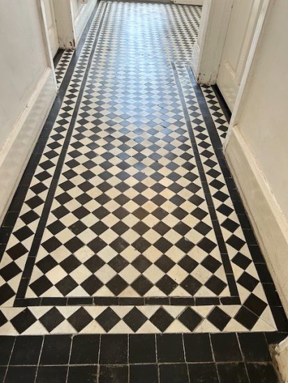 Edwardian tiled floor repair