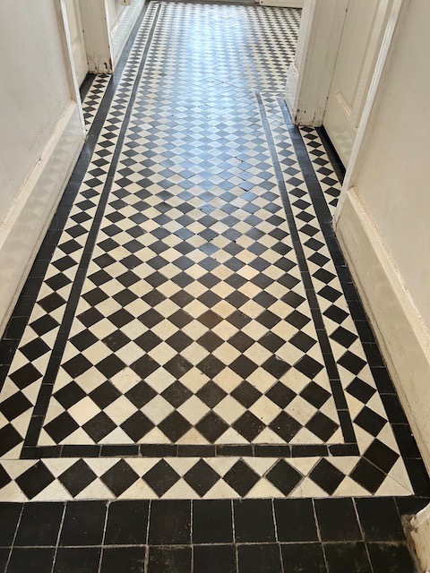 Edwardian tiled floor repair