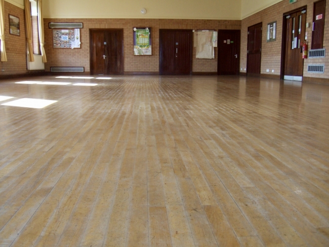 Sports Hall sanding