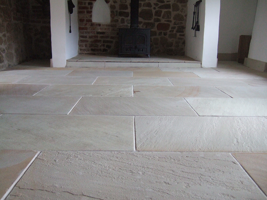 Flagstone floors