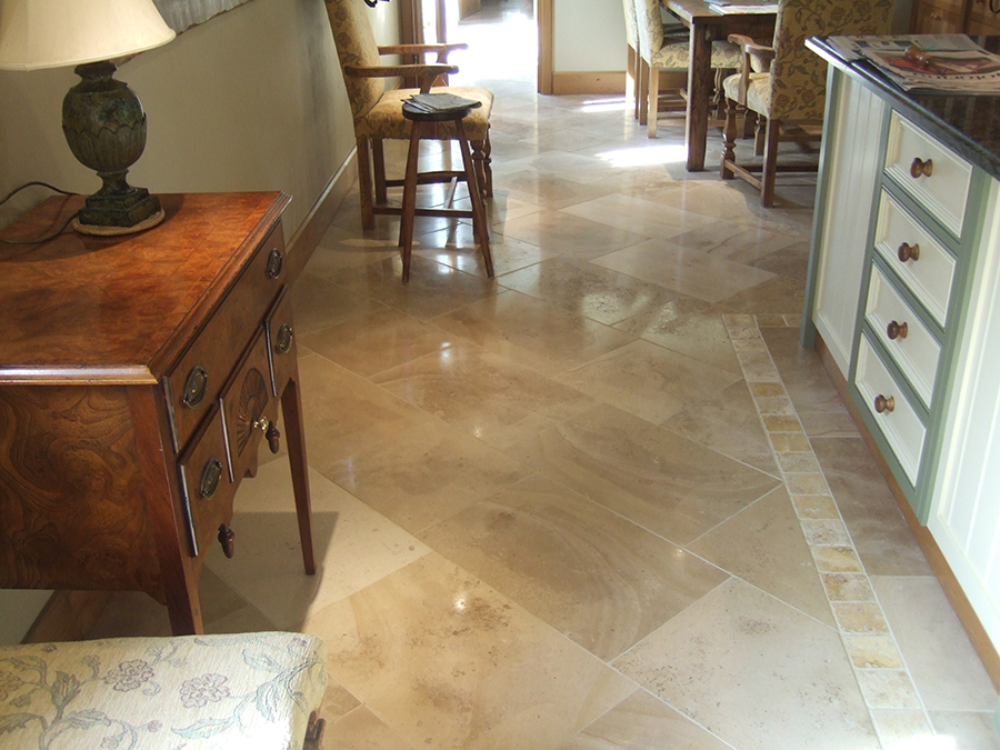 Limestone floors