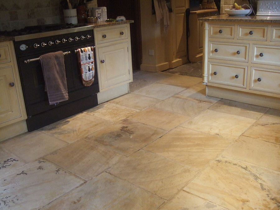 Pyrolusite stone floors