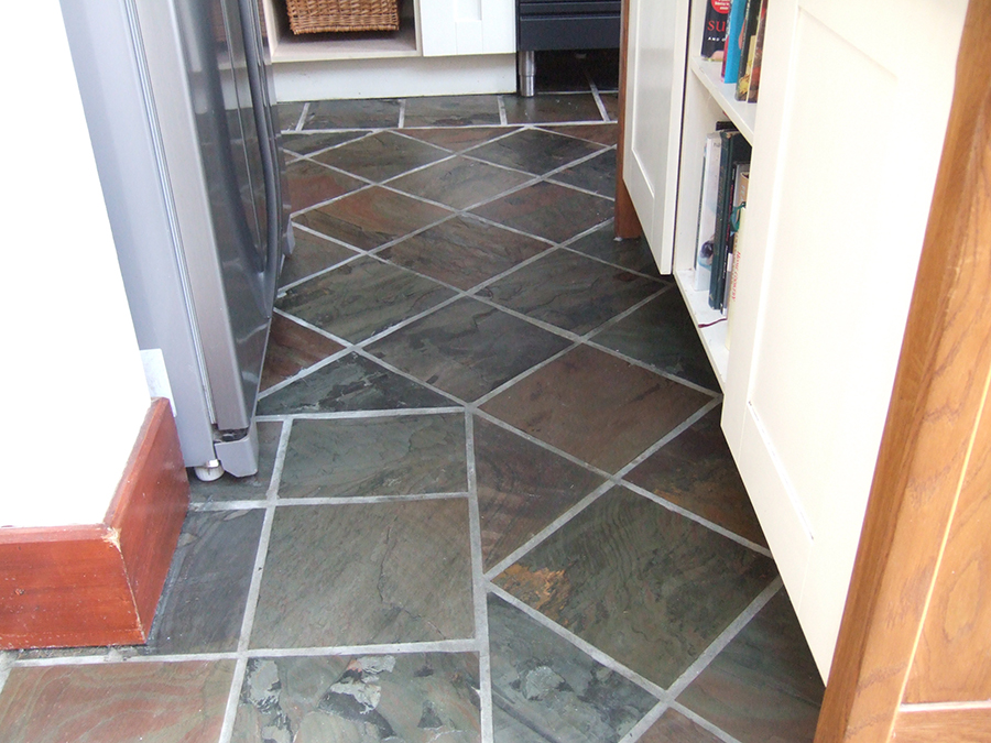 Slate floors