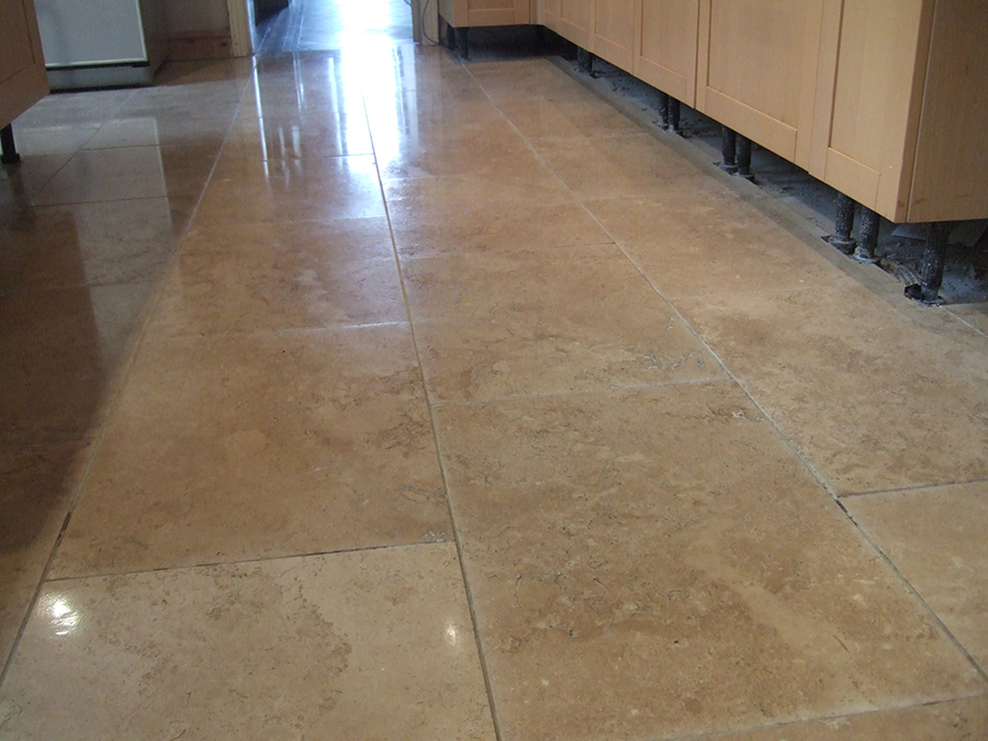 Travertine tiles