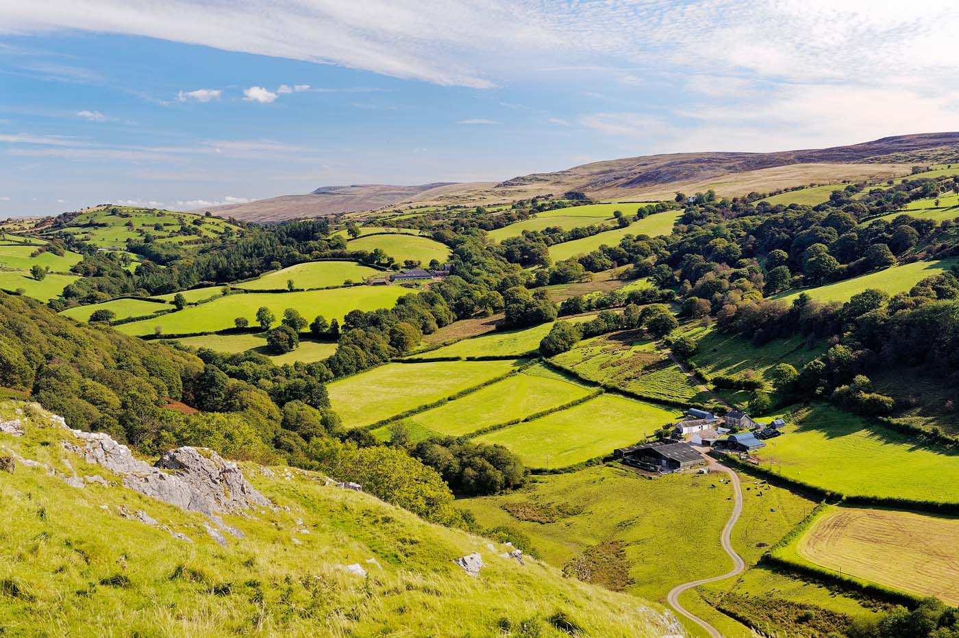 Brecon Beacons Wales Welsh hill farm