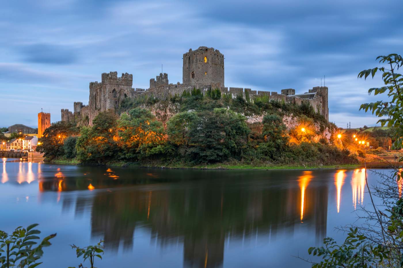 Pembroke, Wales, United Kingdom - September 22, 2016: Panoramic